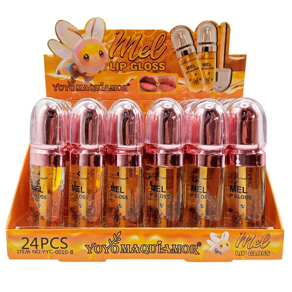 LIP GLOSS MEL 24UN YOYOMAQUIAMOR YYC-0010-B