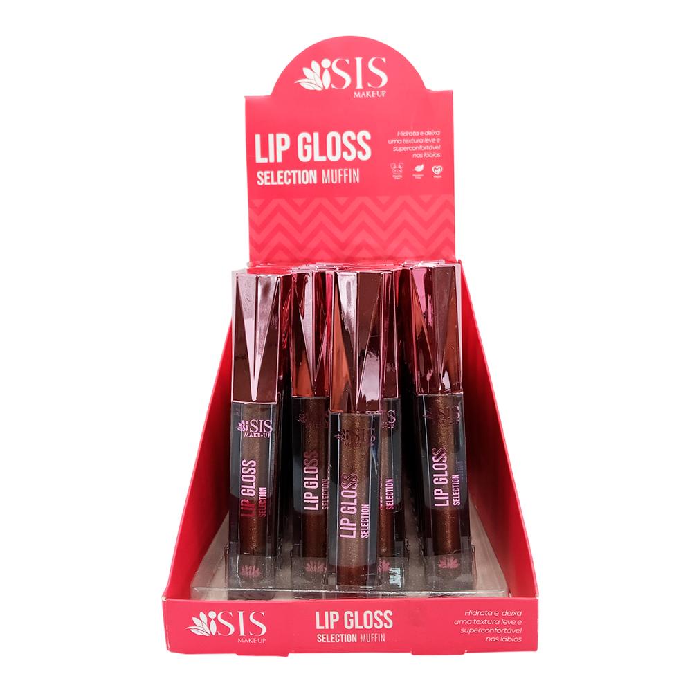 LIP GLOSS SELECTION MUFFIN 24UN ISISMAKEUP  IS1009