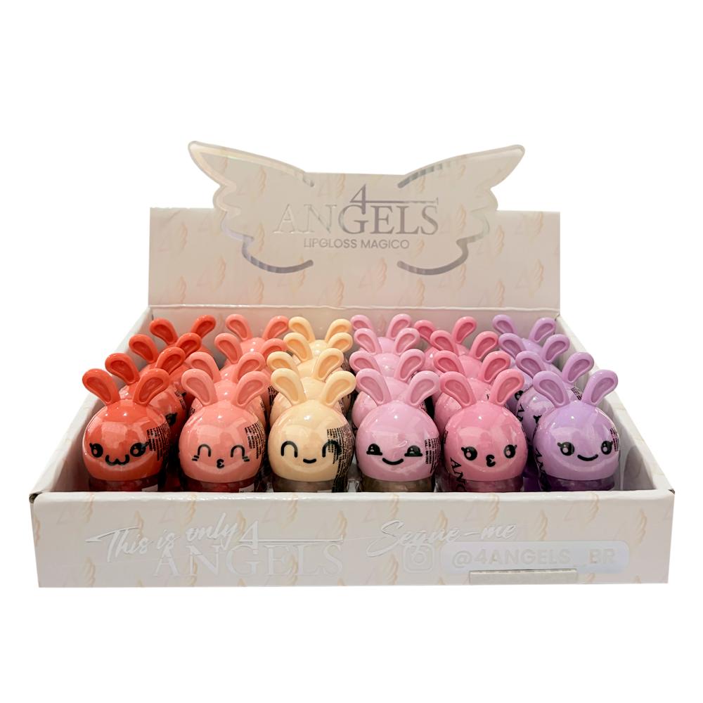LIPGLOSS MAGICO COELHO 24UN 4ANGEL BR1043