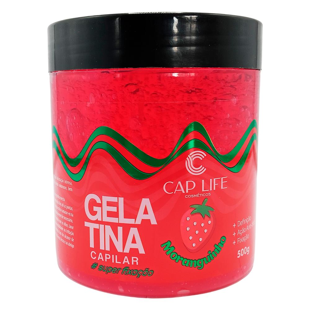 GELATINA CAPILAR MORANGUINHO 500G CAPLIFE