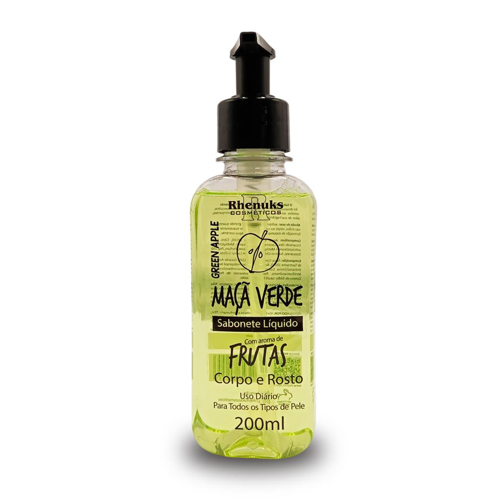 SABONETE CORPO E ROSTO MACA VERDE 200ML RHENUKS 096