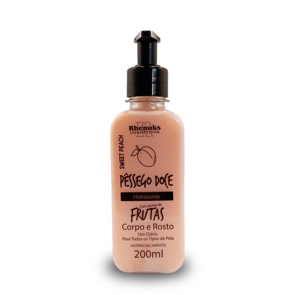 HIDRATANTE CORPO E ROSTO PESSEGO DOCE 200ML RHENUKS 102