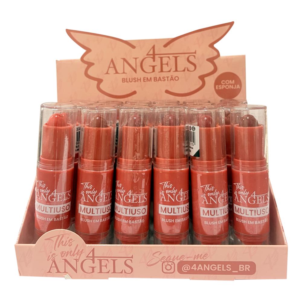 BLUSH EM BASTAO MULTIUSO 24UN 4ANGELS BR1184