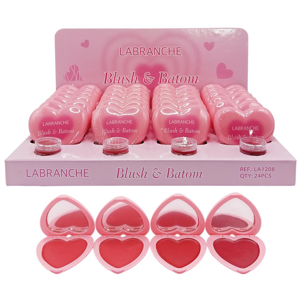 BLUSH E BATOM CORAÇAO 24UN LABRANCHE LA1208