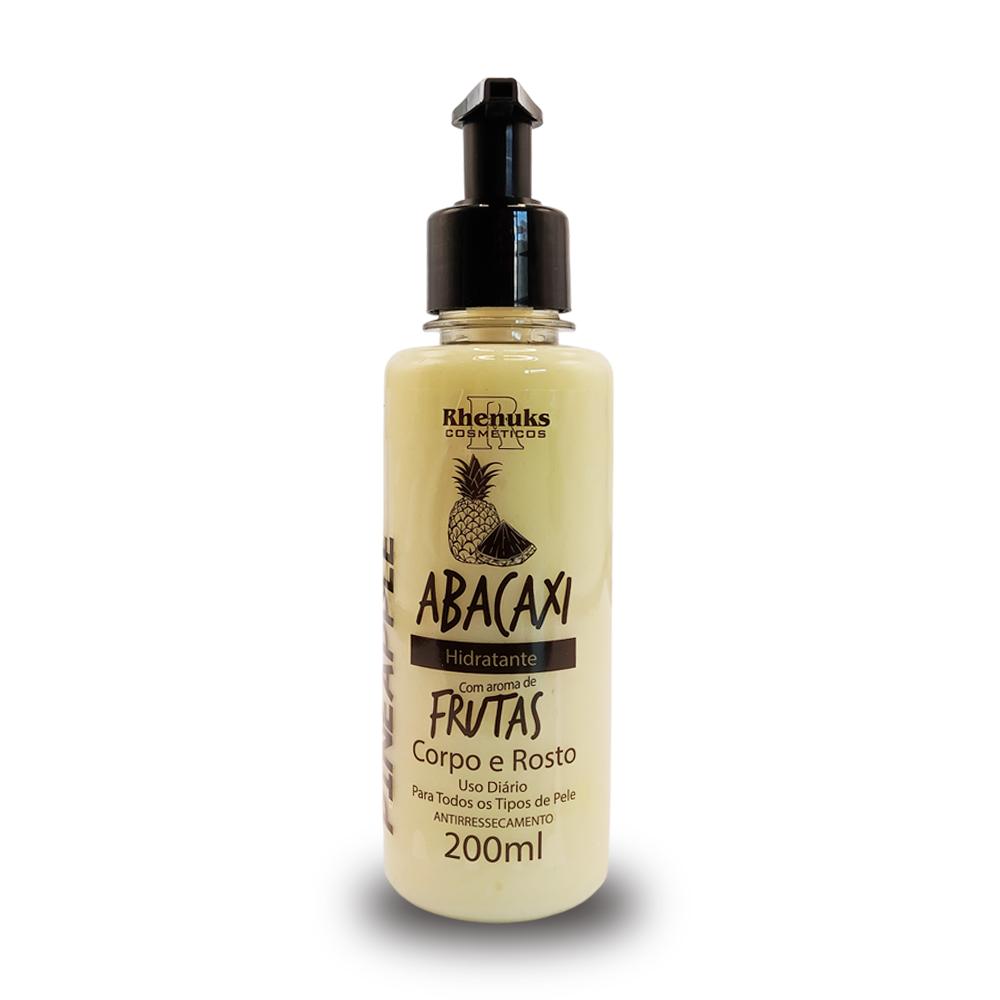 HIDRATANTE CORPO E ROSTO ABACAXI  200ML RHENUKS 132