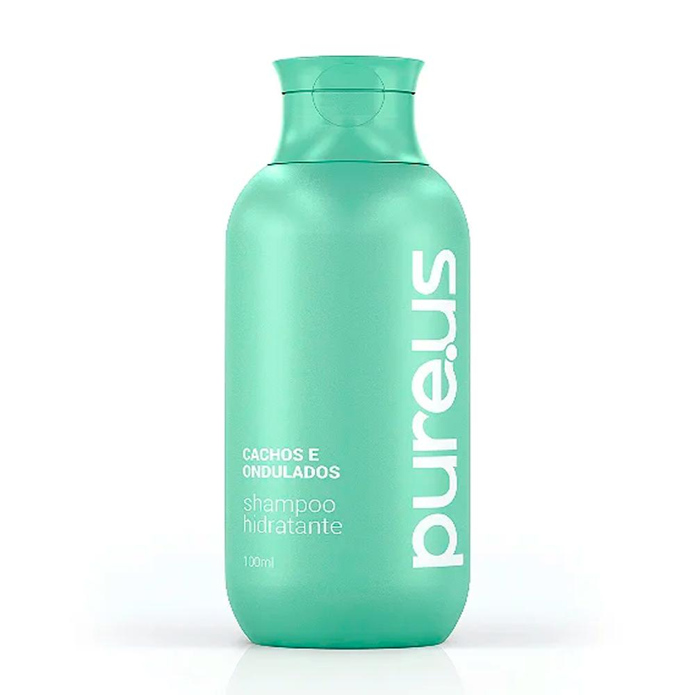 SHAMPOO HIDRATANTE CACHOS E ONDULADOS 100ML PURE.US