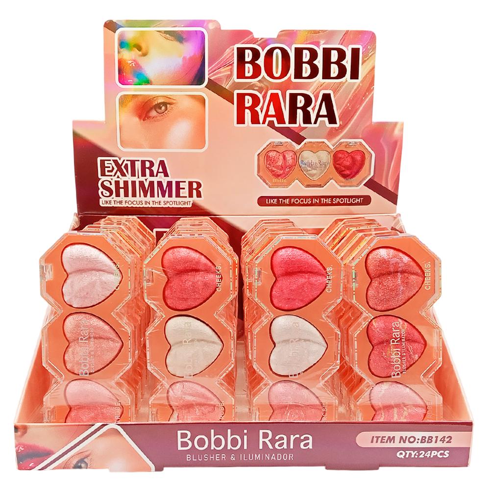 TRIO BLUSH & ILUMINADOR 24UN BOBBIRARA BB142