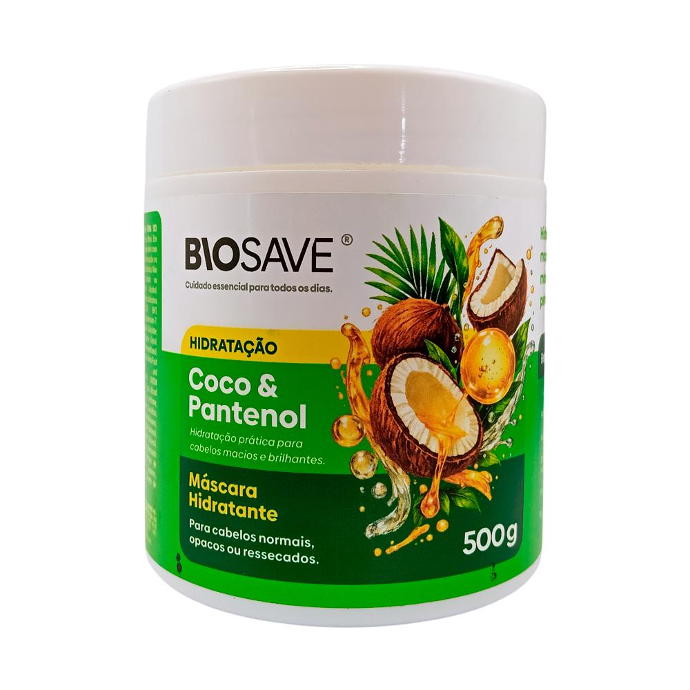 MASCARA HIDRATANTE COCO & PANTENOL 500G BIOSAVE 01422