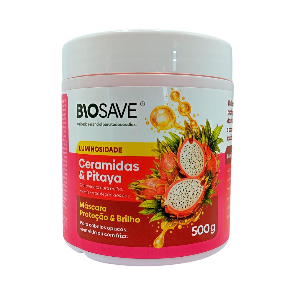 MASCARA PROTECAO E BRILHO CERAMIDAS & PIRAYA 500G BIOSAVE 01426