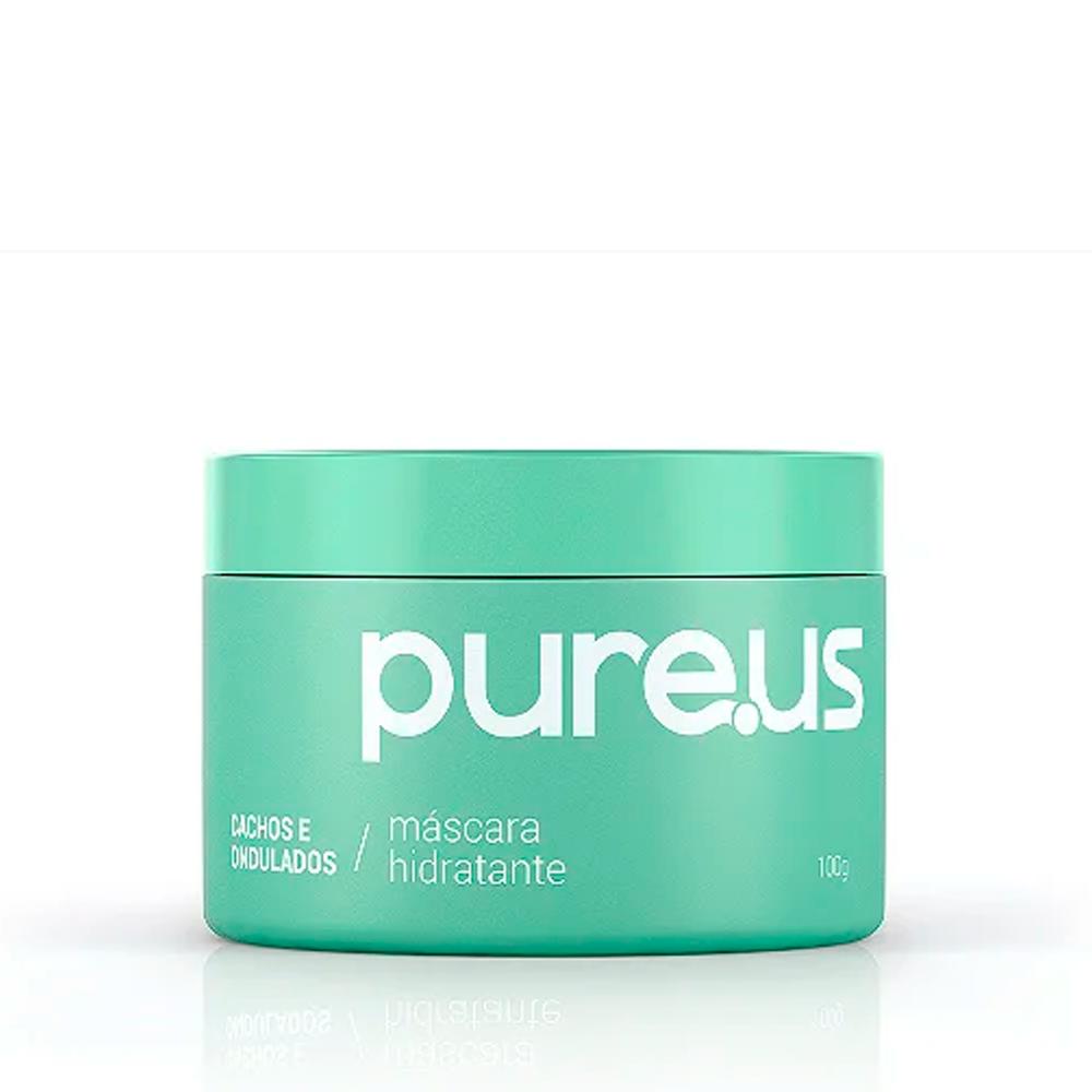 MASCARA HIDRATANTE CACHOS E ONDULADOS 100G PURE.US