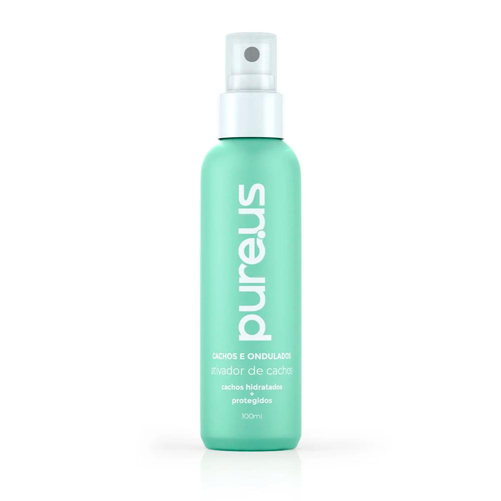 SPRAY ATIVADOR CACHOS E ONDULADOS 100ML PURE.US