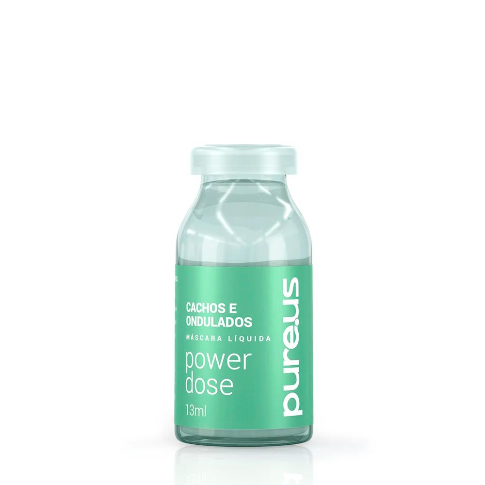 MASCARA LIQUIDA POWER DOSE CACHOS E ONDULADOS 13ML PURE.US