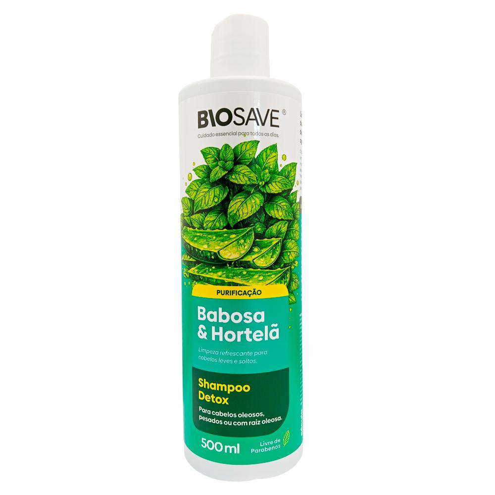 SHAMPOO DETOX BABORA & HORTELA 500ML BIOSAVE 01432