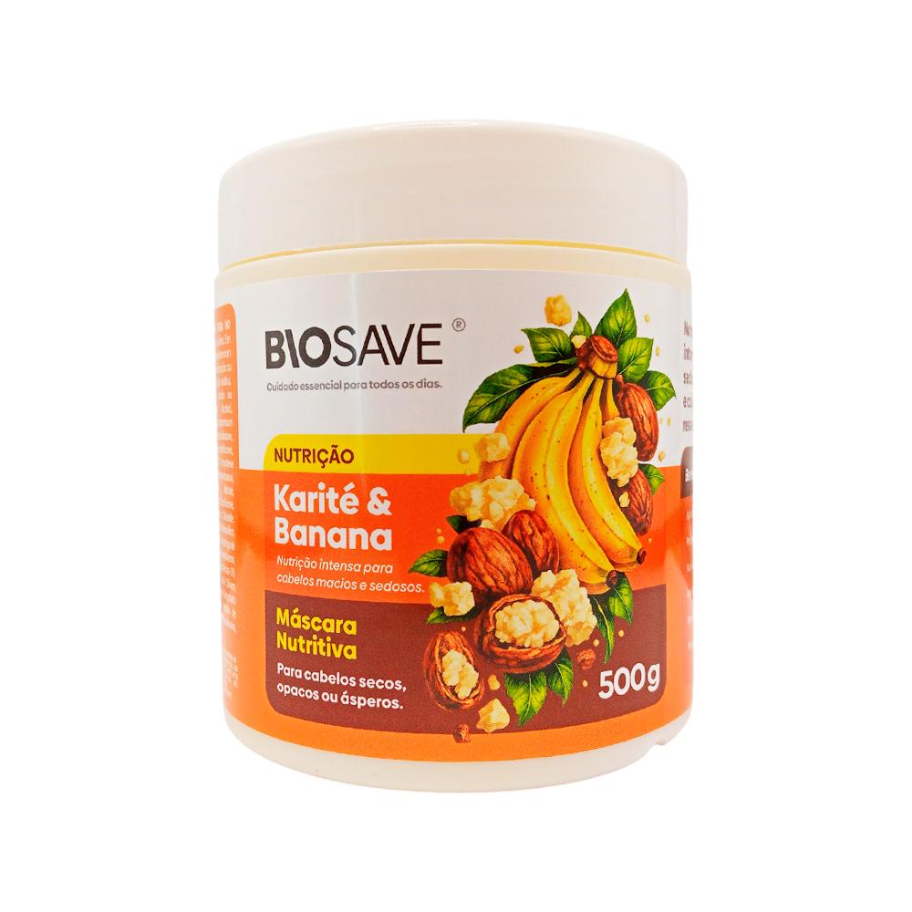 MASCARA NUTRITIVO KARITE & BANANA 500G BIOSAVE 01440