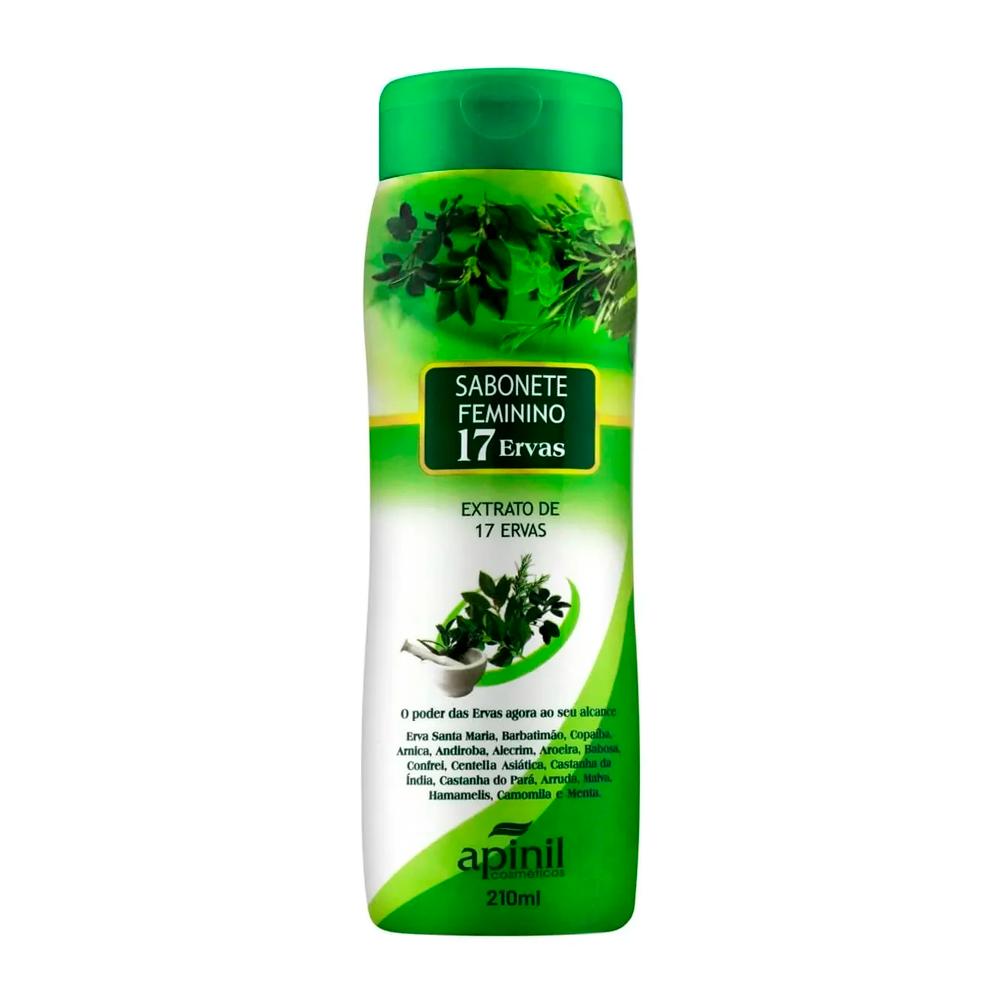 SABONETE INTIMO 17 ERVAS 200ML APINIL AP460