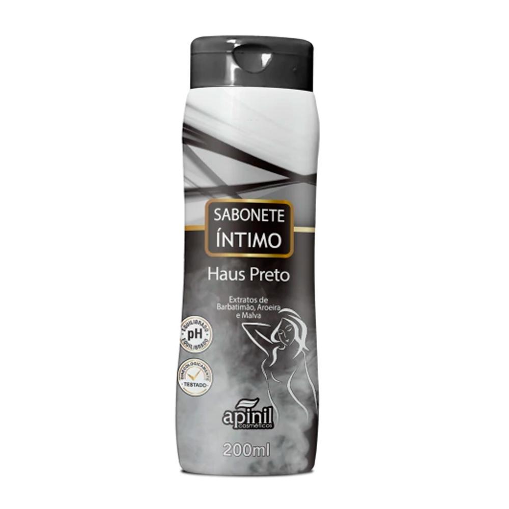 SABONETE INTIMO HAUS PRETO 200ML APINIL AP459