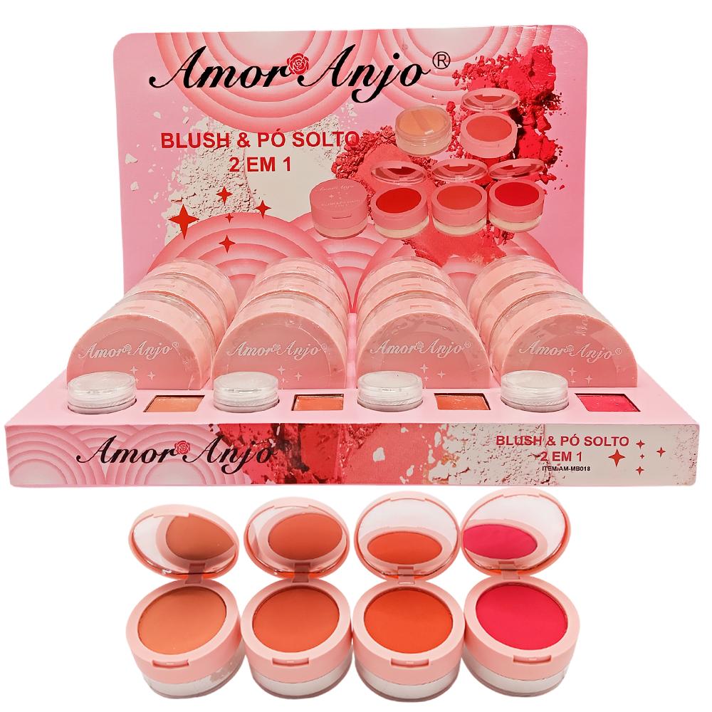 BLUSH E PO SOLTO 2 EM1 12UN AMORANJO AM-AB018
