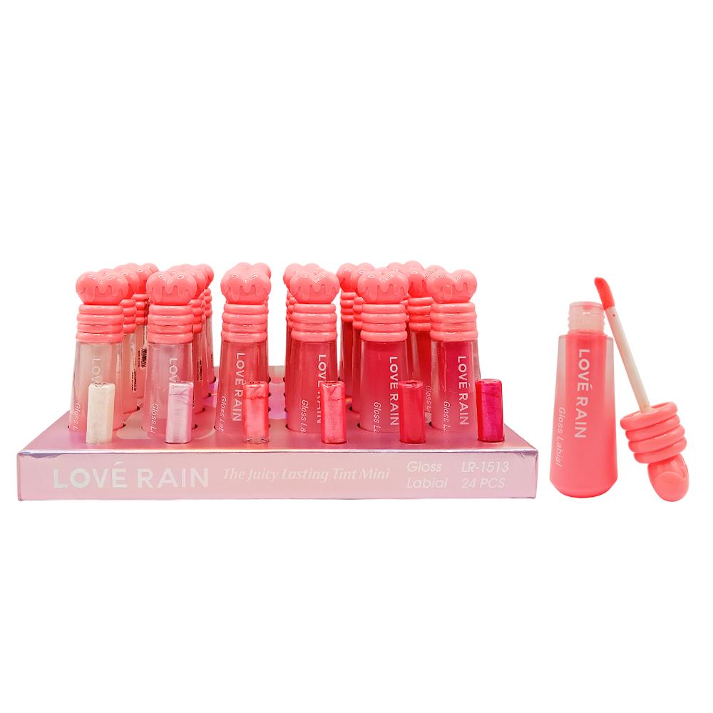 GLOSS LABIAL SO GLOSSY 24UN LOVE RAIN LR-1513