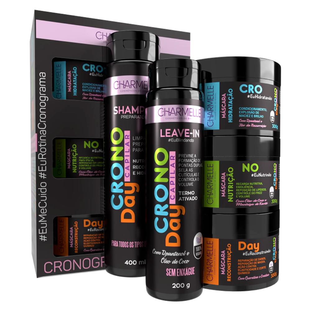 KIT CABELO 5PÇS CRONODAY CHARMELLE