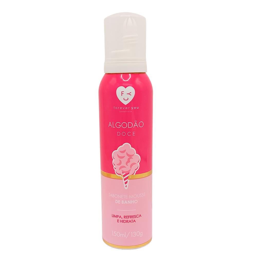 SABONETE MOUSSE DE BANHO ALGODÃO DOCE 150ML FOREVER YOU FY302