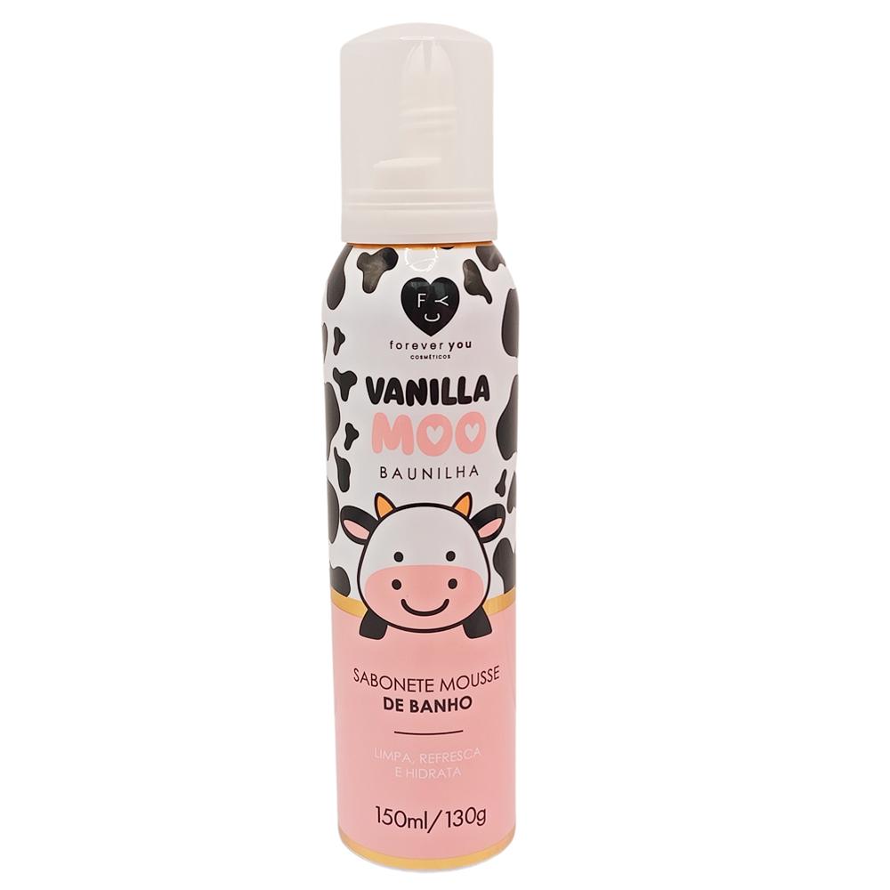 SABONETE MOUSSE DE BANHO VANILLA MOO 150ML FOREVER YOU FY301