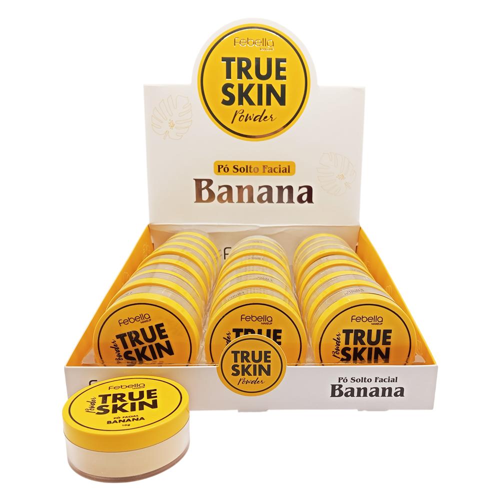PÓ SOLTO TRUE SKIN POWDER BANANA 24UN FEBELLA PB4101