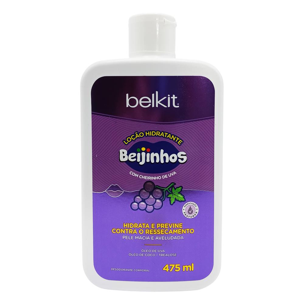 LOCAO HIDRATANTE BEIJINHOS UVA 475ML BELKIT 1442