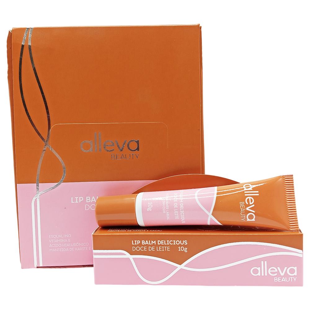 LIP BALM DELICIOUS DOCE DE LEITE 24UN AL1601 ALLEVA