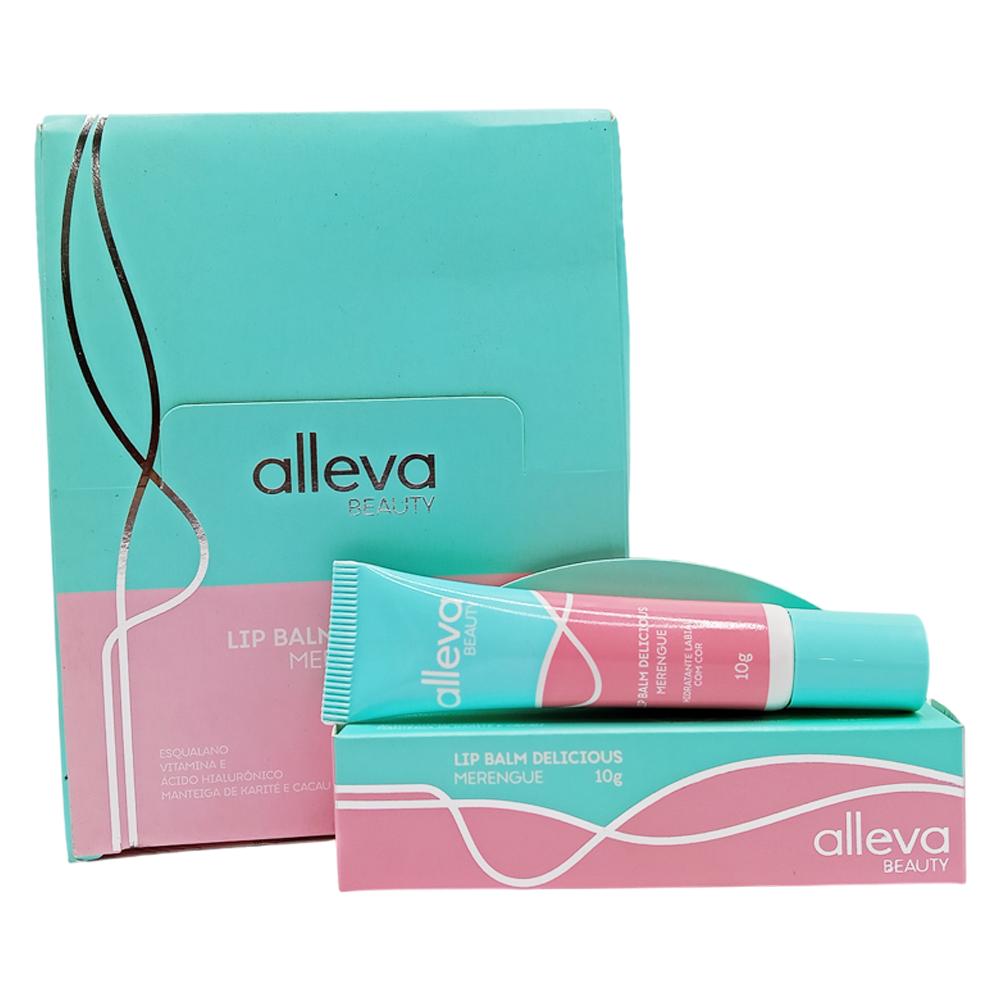 LIP BALM DELICIOUS MERENGUE 24UN ALLEVA AL1603