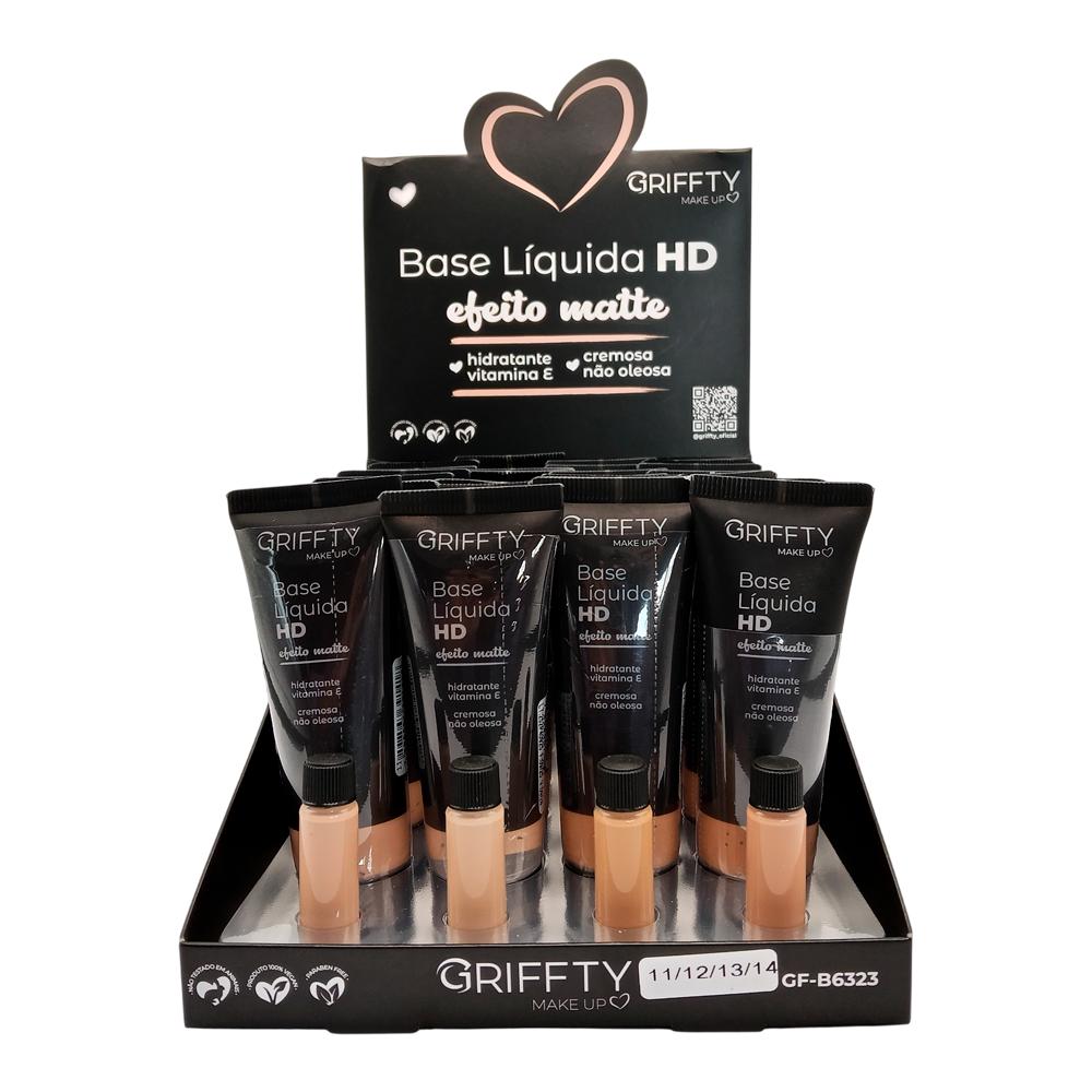 BASE LIQUIDA HD EFEITO MATTE 11/14  24UN GRIFFTY GF-B6323