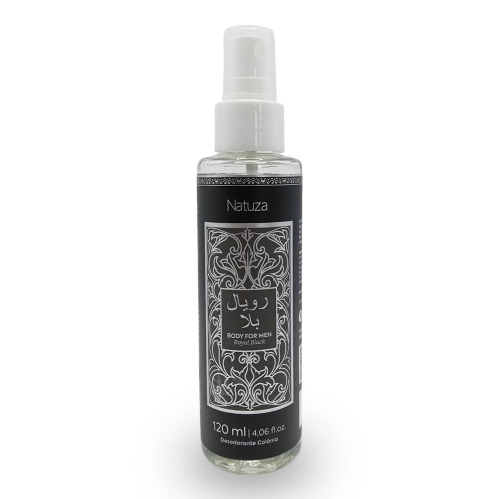 BODY SPLASH FOR MEN ROYAL BLACK 120ML NATUZA