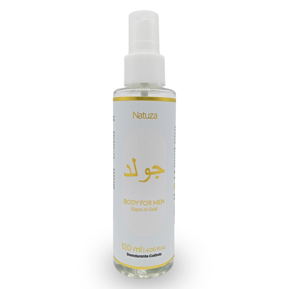 BODY SPLASH FOR MEN HAYAT AL GOLD 120ML NATUZA