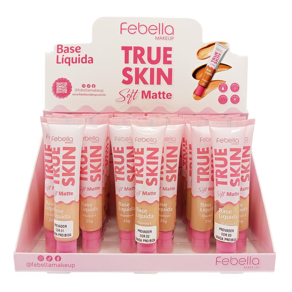 BASE LÍQUIDA TRUE SKIN 24UN FEBELLA BB0125 A