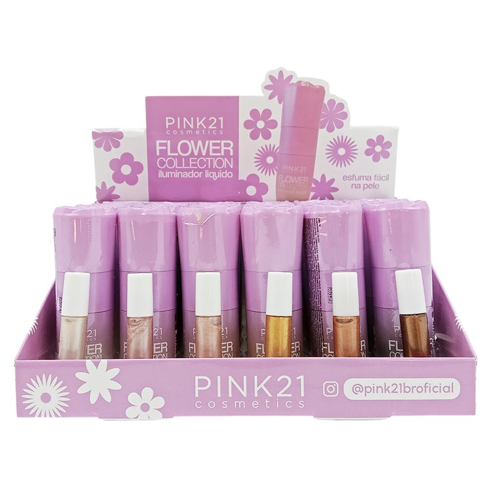 ILUMINADOR LÍQUIDO FLOWER COLLECTION 24UN PINK21 CS5976