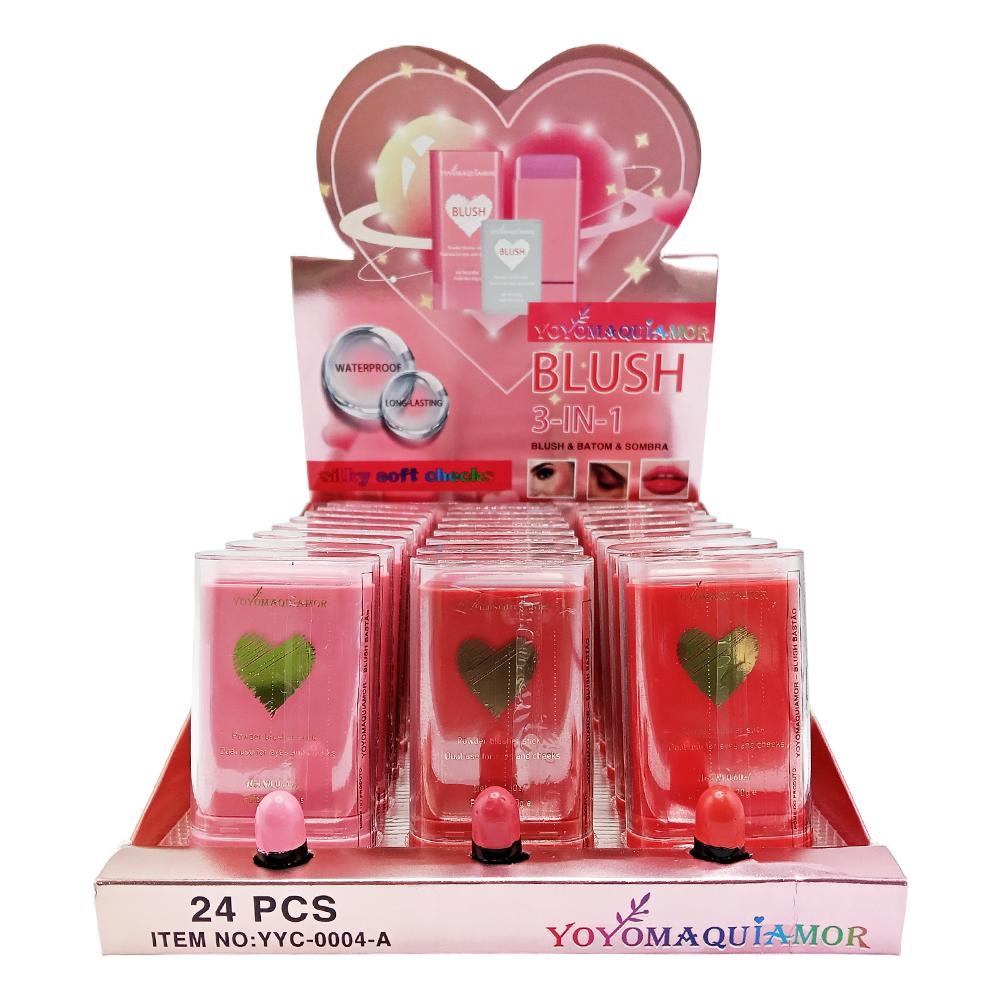 BLUSH 3 IN 1 24UN YOYOMAQUIAMOR YYC-0004-A