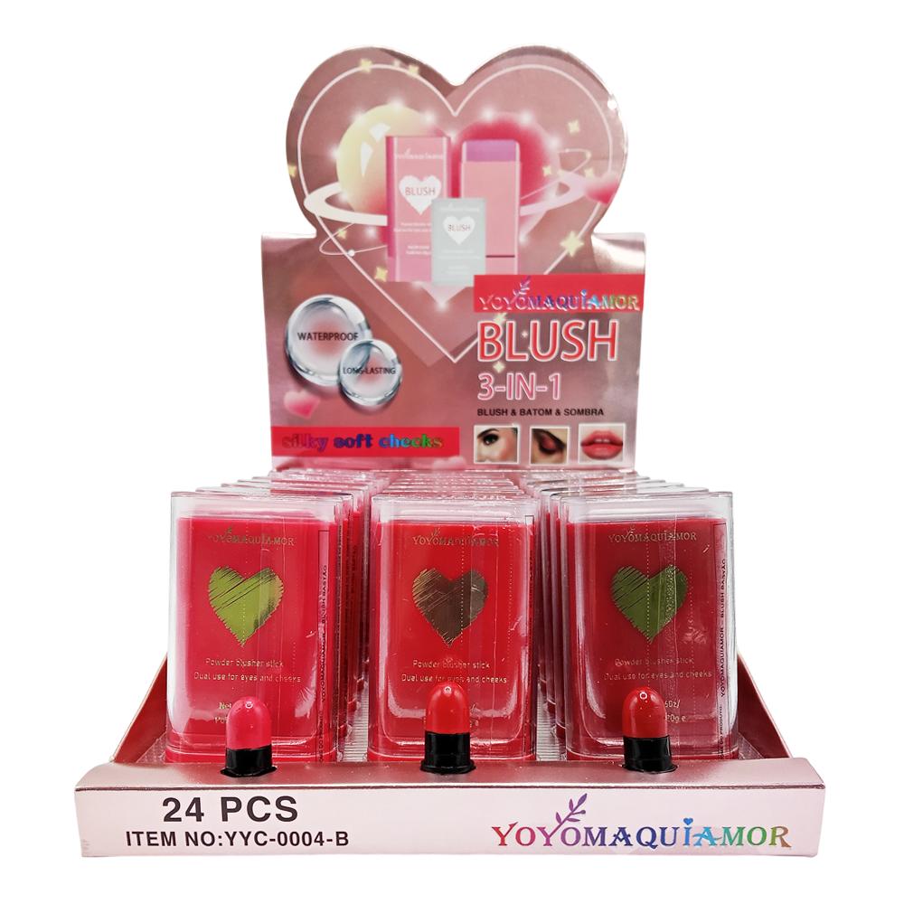BLUSH 3 IN 1 24UN YOYOMAQUIAMOR YYC-0004-B