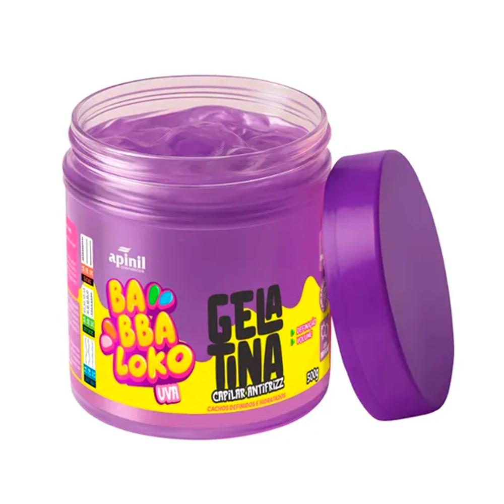 GELATINA CAPILAR BABBALOKO UVA 500G APINIL 5648