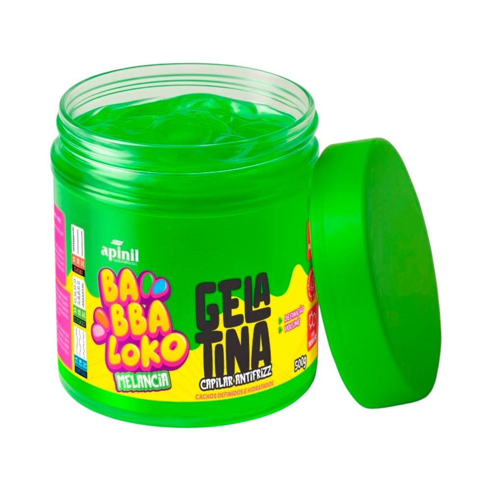GELATINA CAPILAR BABBALOKO MELANCIA 500ML APINIL 5647