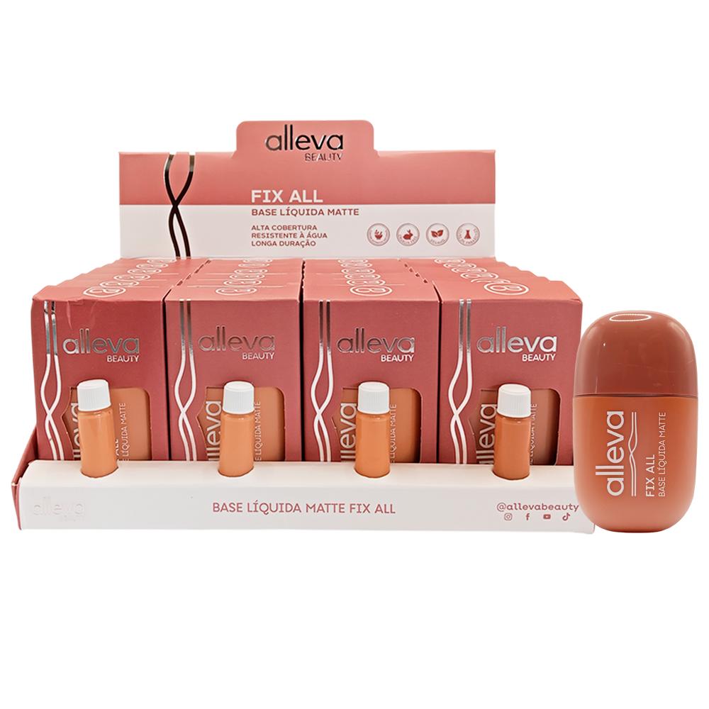 BASE LIQUIDA MATTE FIX ALL 24UN ALLEVA AL2030/C