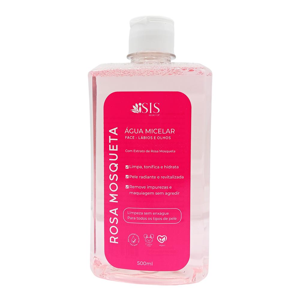ÁGUA MICELAR ROSA MOSQUETA 500ML ISISMAKEUP IS025