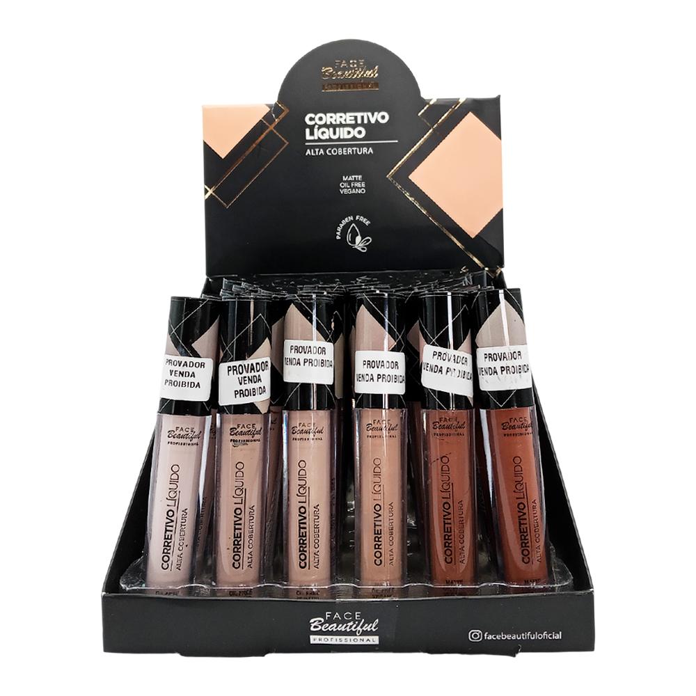 CORRETIVO LIQUIDA ALTA COBERTURA 36UN FACE BEAUTIFUL FB208