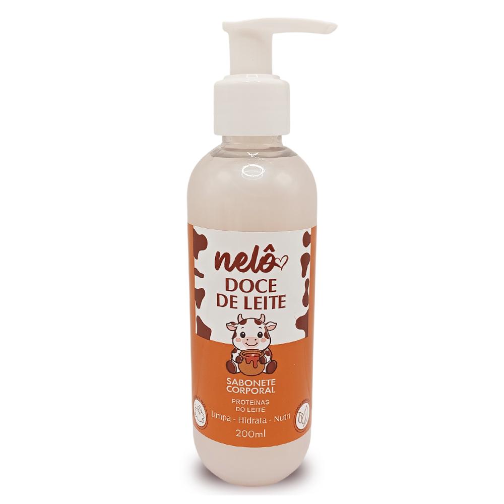 SABONETE CORPORAL DOCE DE LEITE 200ML NELO NL-0085