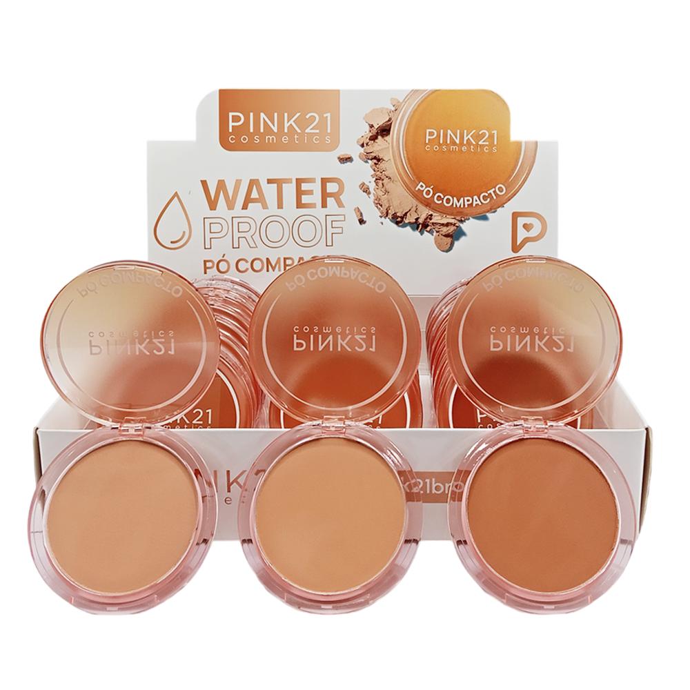 PO COMPACTO WATER PROOF 24UN PINK21 CS6033 B