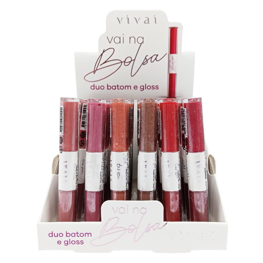DUO BATOM E GLOSS VAI NA BOLSA 36UN VIVAI 3312.1.1