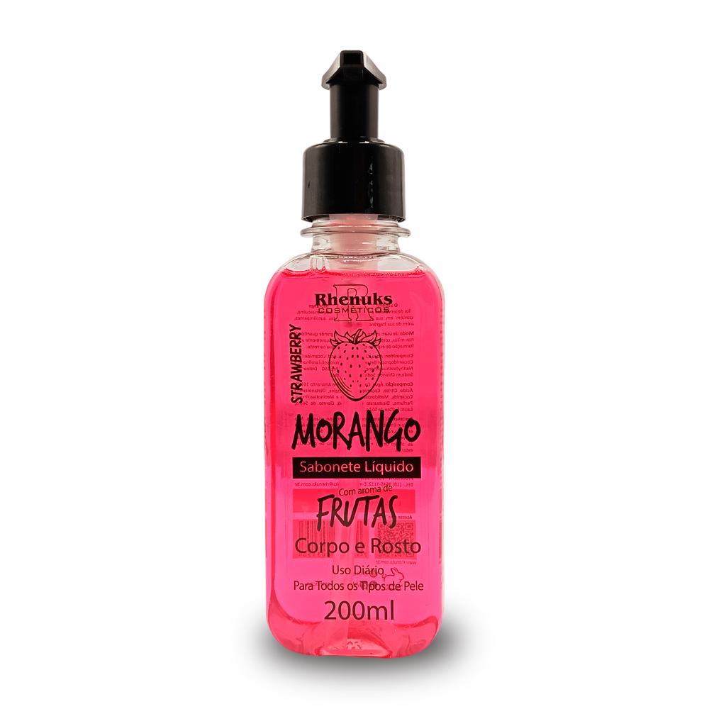 SABONETE CORPO E ROSTO MORANGO 200ML RHENUKS 143