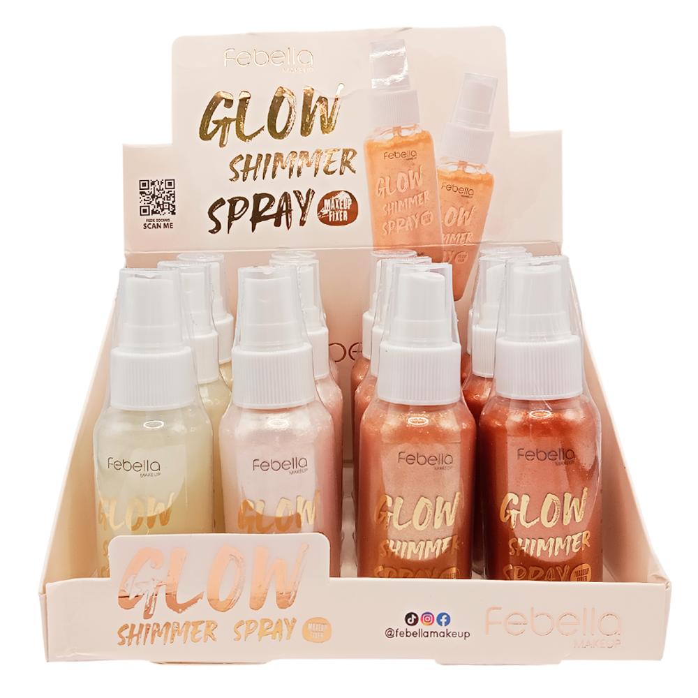 SPRAY GLOW SHIMMER 12UN FEBELLA FIX80101