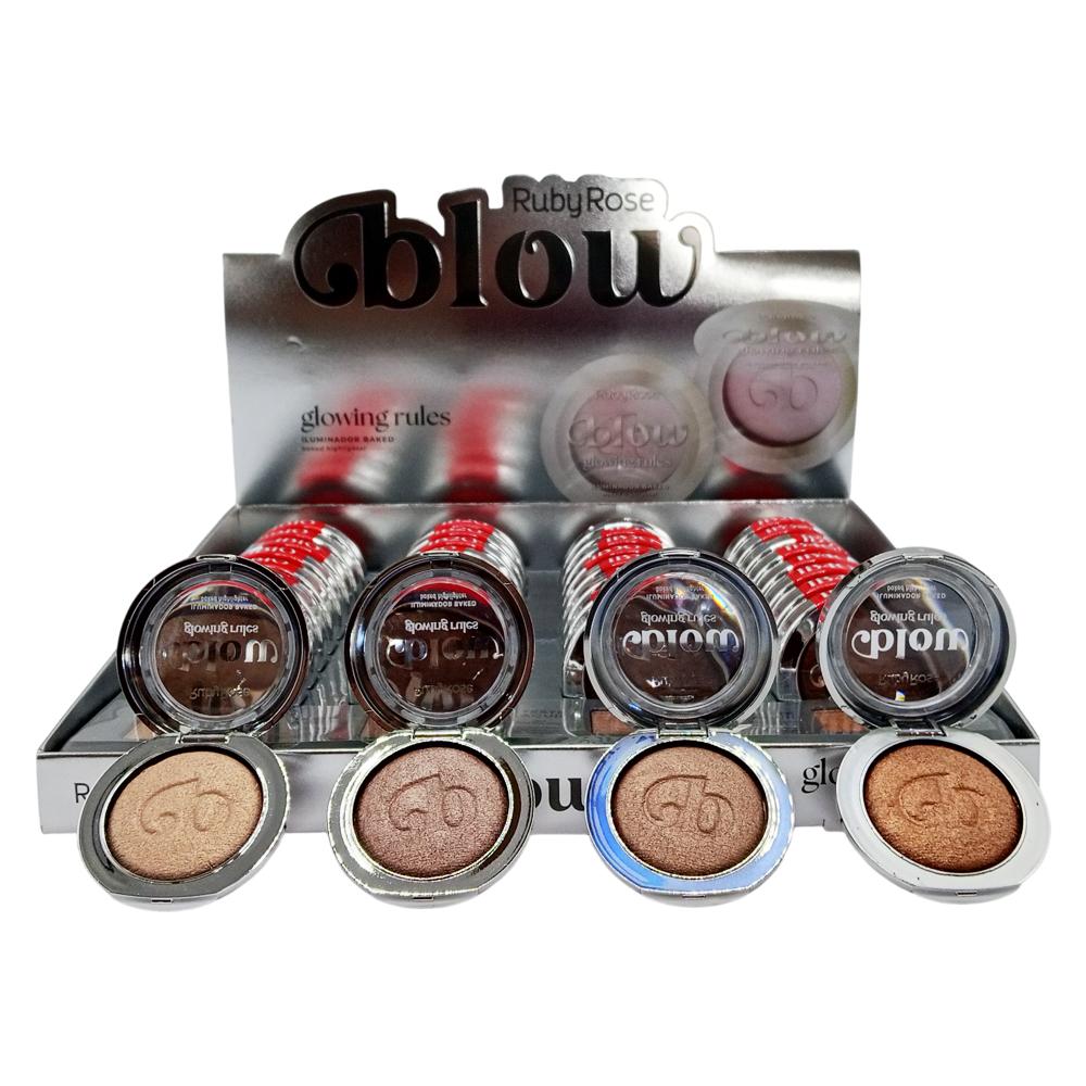 ILUMINADOR GLOWING RULES BLOW 36UN RUBYROSE HB-M704