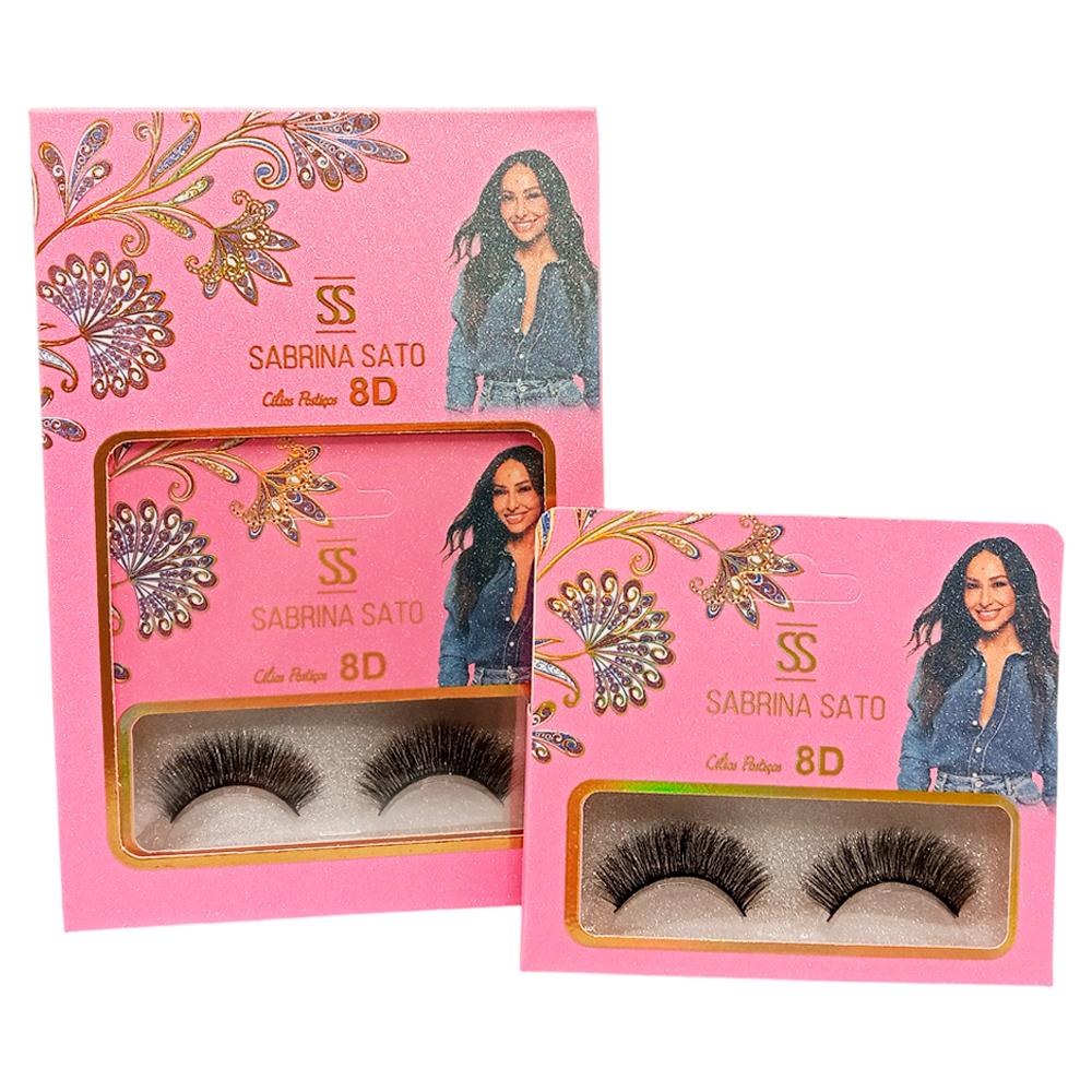 CILIOS POSTIÇOS 8D COM 6 PARES SABRINASATO SP3139