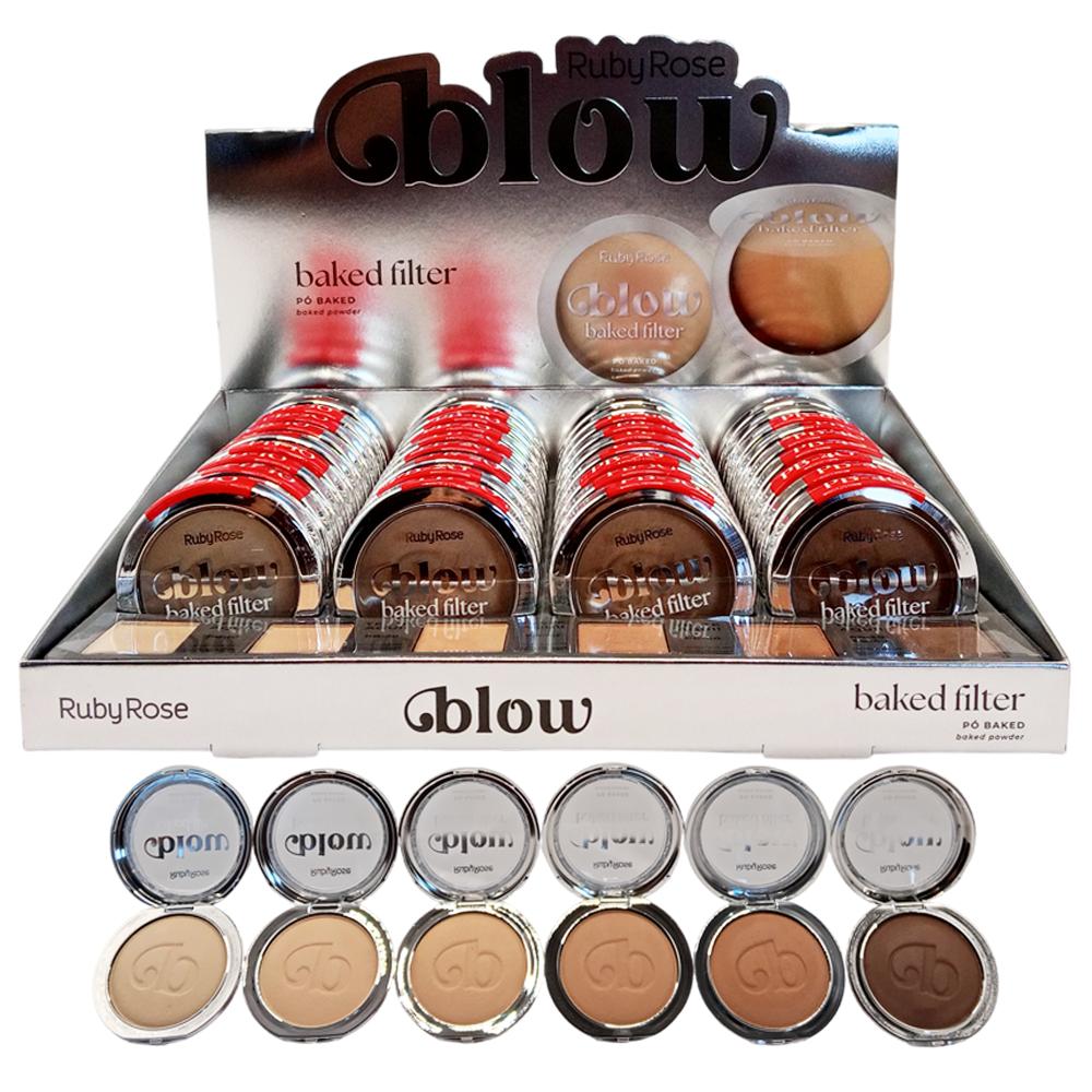 PO COMPACTO BLOW 36UN RUBY ROSE HB-M408