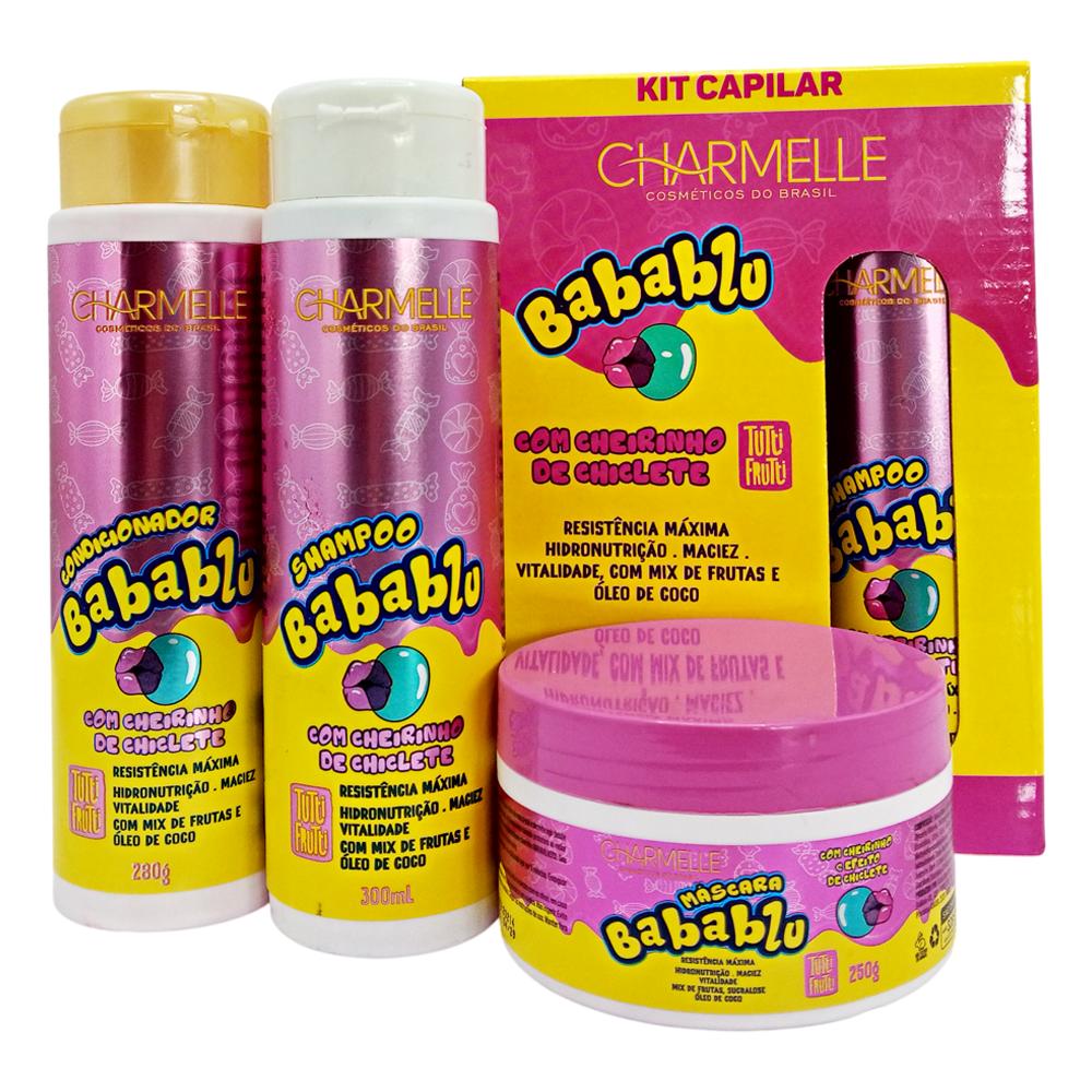 KIT CAPILAR 3PCS BABABLU TUTTI FRUTTI CHARMELLE
